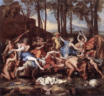  Triunfo Obras - Triunfo de Neptuno, pintor clásico Nicolas Poussin
